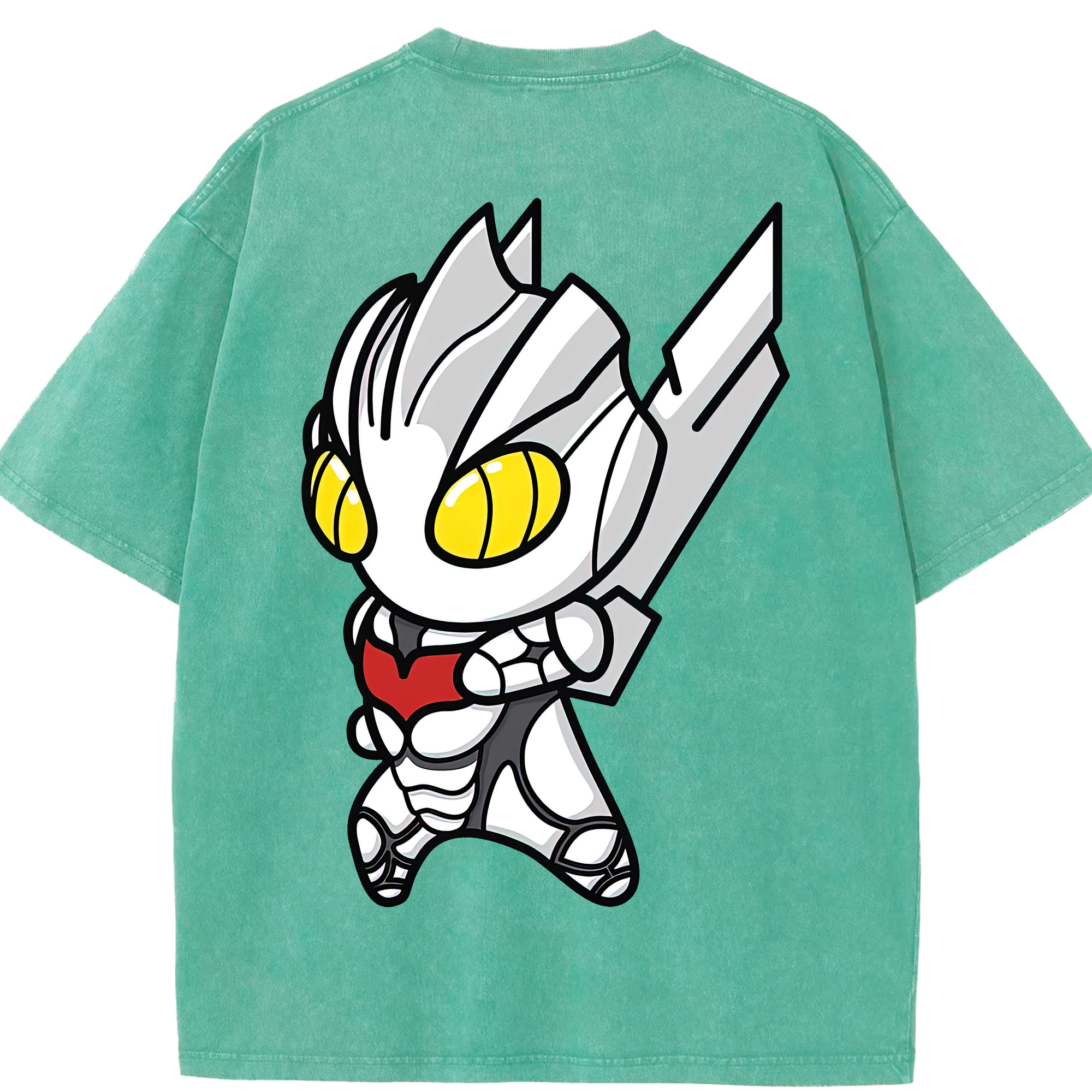 （画像用） ウルトラマン Ultraman 綿100% ヴィンテージ風 半袖Tシャツ（背面プリント）